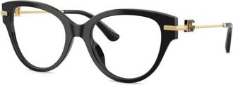 Dolce & Gabbana Dg 3438 501 Eyeglasses - Dames - Brillen - Zwart - 53 MM - Accessoires