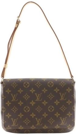 Louis Vuitton Pre-owned Shoulder Bag - Dames - Vintage Schoudertas - Bruin - ONE Size - Vintage
