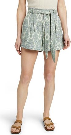 Faherty Isla Print Tie Waist Shorts in Tuscan Ikat at Nordstrom Rack, Size 10