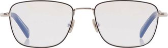 Tom Ford Blue Light Block Rectangular Mens Eyeglasses FT5748-B 002 53