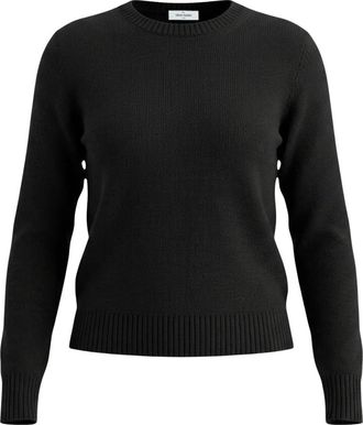 Gran Sasso Girocollo Crew-neck Trui - Dames - Ronde hals truien - Zwart - 2XS - Kasjmier - Truien & Vesten