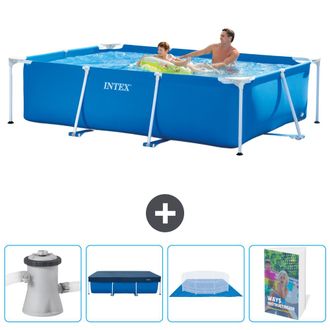 Intex Piscina Con Estructura Rectangular - 260x160x65 Cm - 7-piezas Scb117