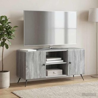 vidaXL Vidaxl Mobile Tv Grigio Sonoma 102 X 34,5 X 50 Cm Legno