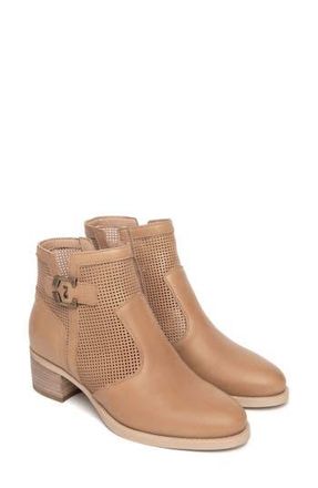 Nero Giardini Perforated Bootie in Brown at Nordstrom Rack, Size 5Us / 35Eu