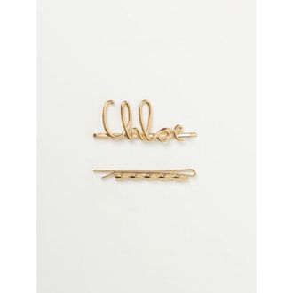 Chlo&eacute; Brown Metal Hair Womens Clip