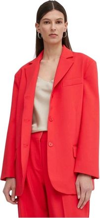 2nd Day Harry - Attired Suiting - Dames - Blazers - Rood - S - Polyester - Jassen