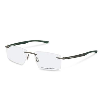 Porsche Design Rectangle Eyeglasses - male - Porsche Design - Sunglasses - Gray - 57 MM - Accessories