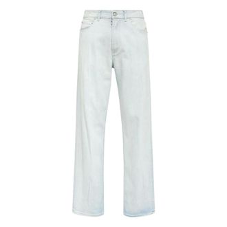 Maison Margiela Straight Jeans, male, Blue, Size: W36 Pantalone 5 tasche Jeans