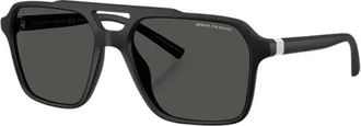 A|X Armani Exchange Pilotenzonnebril - Heren - Accessoires - Zwart - Maat: 57 MM
