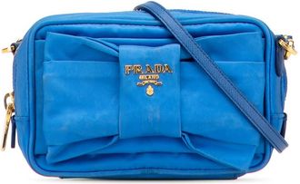 Prada Pre-owned Prada Tessuto Fiocco Bow Crossbody 8LWWBK2R0Z7O77M5