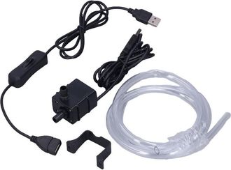 OEM Kit De Bomba Sumergible De Baja Presi&oacute;n Con Conector Hembra Dc5521 Y Cable Usb De 5v 1w