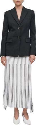 Maria McManus Single Breasted Blazer In Black