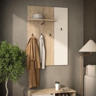 Vicco Perchero De Pared Puerto, Roble/cachemira, 86 X 120 Cm, Vicco