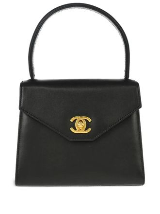 Chanel 1997 leren shopper - Zwart