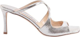 Jimmy Choo London Heeled Mules, female, Gray, 3 1/2 UK, Anise 75 Sandal