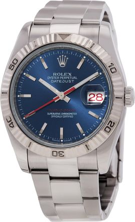 Rolex Pre-owned Rolex Datejust Automatic Chronometer Blue Dial Mens Watch 116264-BL0