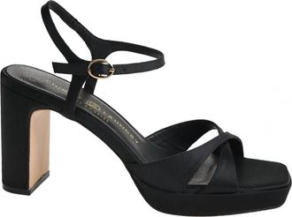 Chinese Laundry Womens Gracie Satin Platform Heels In Black