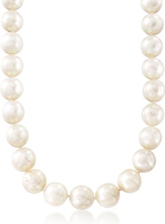 Ross-Simons 10.5-11.5mm Cultured Pearl Necklace With Sterling Silver