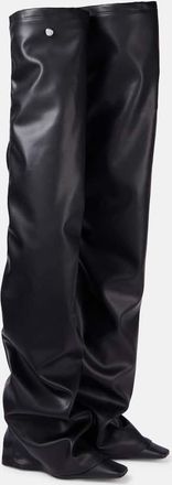 The Attico Stivali cuissardes Robin in similpelle