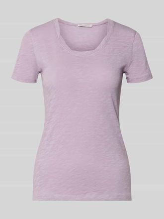 Marc O'Polo Regular Fit T-Shirt aus reiner Baumwolle in Flieder, Gr&ouml;&szlig;e XXL