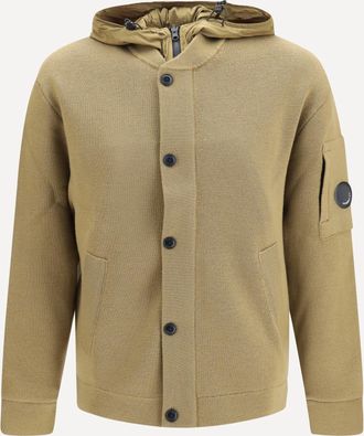 C.P. Company C. P. COMPANY Reversible merino wool and stretch nylon Cardigan Male XL