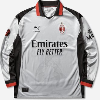 Puma AC Milan x Slam Jam Limited Edition Longsleeve Jersey Grey