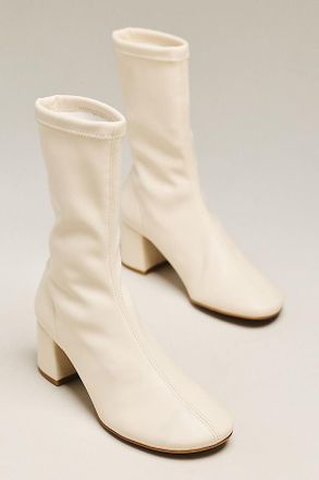 Maeve Block Heel Sock Boots
