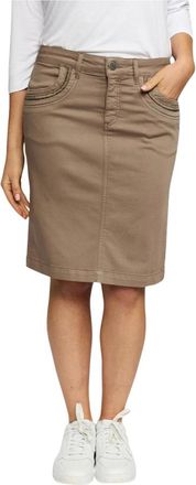 2-Biz Midi Rok - Dames - Midirokken - Bruin - XL - Rokken