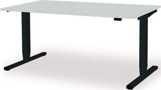 Mauser Mauser - Bureau &Agrave; Levier H650-1250xl1600xp800mm Gris Anthracite/gris Clair &Eacute;lectr