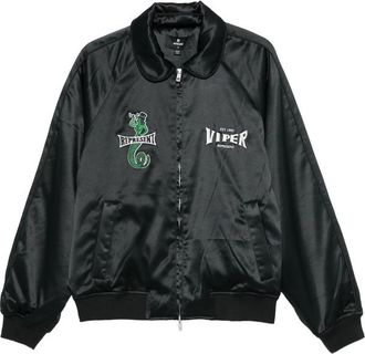 Represent Viper-embroidered Zip-fastening Jacket