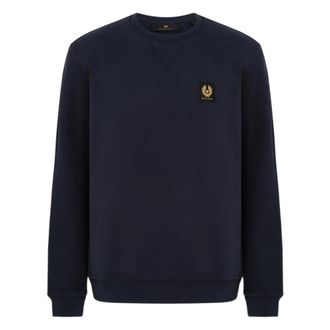Belstaff Felpa Girocollo - - Sweatshirts & Hoodies - Uomo - Blu - XL