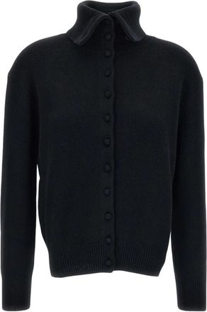 Lisa Yang Cashmere Cardigan - Dames - Cashmere truien - Zwart - S - Kasjmier - Truien & Vesten