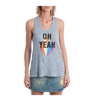 Zadig&Voltaire Relaxed Racerback Tank - female - Zadig & Voltaire - Sleeveless Tops - Gray - XS - Tops