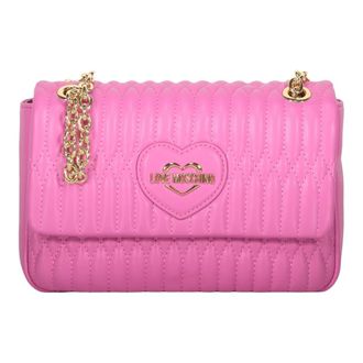 Love Moschino Shoulder Bags, female, Pink, Size: ONE SIZE Quilted Shoulder Bag