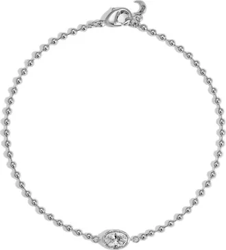 Lili Claspe Mini Cleo Bracelet in Silver at Nordstrom, Size 6.5