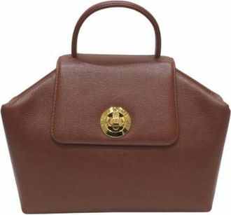 Givenchy Pre-owned Handbags, female, Brown, Size: ONE SIZE Pre-owned Leather Handbag