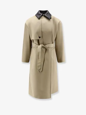 Bottega Veneta Trench in Light Cotton - BOTTEGA VENETA - gender_Woman
