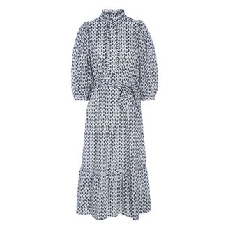 Kudibal Copenhagen Petite Paisley Print Jurk - Dames - Casual kleedjes - Veelkleurig - L - Katoen - Kleedjes