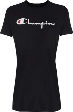Champion T-shirt lunga - - Tops - Donna - Nero - S