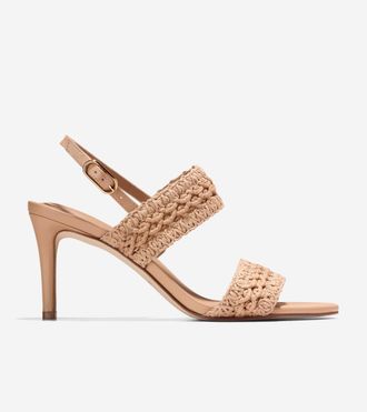 Cole Haan Womens Harlan Double Band Sandals - Beige Size 10.5