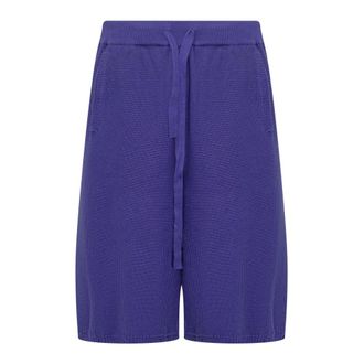 Laneus Long Shorts, male, Blue, Size: M Knitted Bermuda Shorts