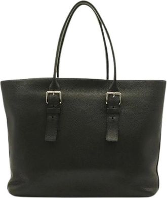 Louis Vuitton Pre-owned Tote Bag - Dames - Vintage Shopper - Zwart - ONE Size - Leer - Vintage