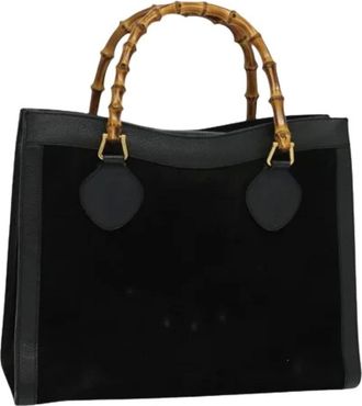 Gucci Pre-owned Handbags, female, Black, Size: ONE SIZE Pre-owned Hand Bag