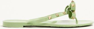 Valentino Garavani Infradito Rockstud In Gomma Donna MENTA 35