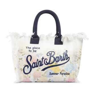 MC2 Saint Barth Vanity Shoulder Bag Hydrangea Spring 10 - female - MC2 Saint Barth - Shopping Bags - Multicolor - ONE SIZE - Bags