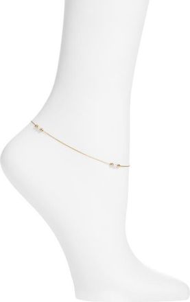 Set & Stones Michelle Anklet in Gold at Nordstrom