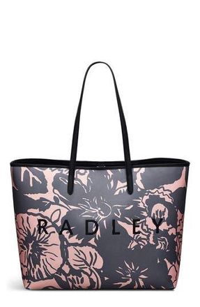 Radley London Southwell Gardens Floral Large Tote Bag in Black at Nordstrom Rack
