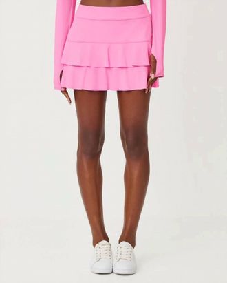 Lilly Pulitzer Lunan Upf 50+ Skort In Pink Worth