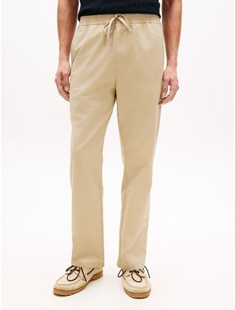 Tommy Hilfiger Mens Stretch Cotton Pant - Beige - XXXL