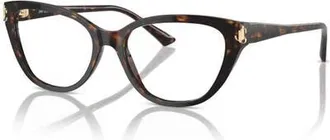 Jimmy Choo London 54mm Cat Eye optical glasses in Tortoise at Nordstrom